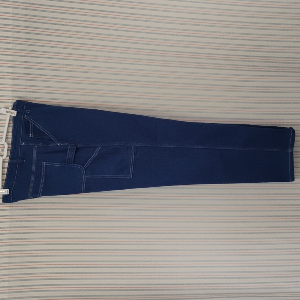 Simple Society Cargo Jeans Dark Cobalt Blue   Size 7/28 - Picture 5 of 7